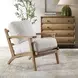 Somerset White Upholstered Accent Chair