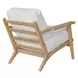 Somerset White Upholstered Accent Chair