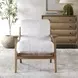 Somerset White Upholstered Accent Chair