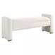 Arlington Ivory Upholstered Accent Bench