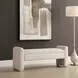 Arlington Ivory Upholstered Accent Bench