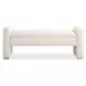 Arlington Ivory Upholstered Accent Bench