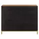 Fairmont Brown and Gold 2 Door Accent Cabinet