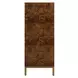 Fairmont Brown and Gold 2 Door Accent Cabinet