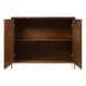 Fairmont Brown and Gold 2 Door Accent Cabinet