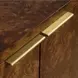 Fairmont Brown and Gold 2 Door Accent Cabinet
