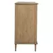 Coast Soft Oak and Natural 2 Door Accent Cabinet