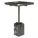 Kingsley Gray and Gold Square Accent Table