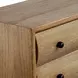 Prescott Warm Natural and Bronze 4 Drawer Accent Chest
