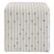 Fairmont White Upholstered Square Ottoman