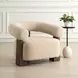 Langston Linen Upholstered Accent Chair