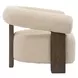 Langston Linen Upholstered Accent Chair