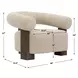Langston Linen Upholstered Accent Chair