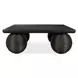 Grafton Distressed Black Rectangular Coffee Table