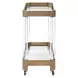 Giselle Bronze Bar Cart