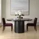 Fairmont Black 60" Round Dining Table