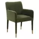 Oakley Moss Upholstered Dining Arm Chair