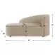 Hamilton Flax 67" Arm Chaise Lounge