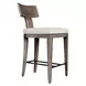 Fairmont Oyster White Outdoor Counter Height Stool