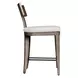 Fairmont Oyster White Outdoor Counter Height Stool