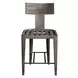 Fairmont Oyster White Outdoor Counter Height Stool
