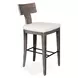 Fairmont Oyster White Upholstered Outdoor Bar Stool