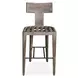Fairmont Oyster White Upholstered Outdoor Bar Stool