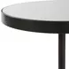 Fairmont Bronze and Latte Round Glass Top Accent Table