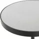 Fairmont Bronze and Latte Round Glass Top Accent Table