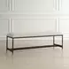 Riverton Off White Upholstered Accent Bench