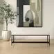 Riverton Off White Upholstered Accent Bench