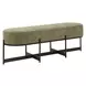 Prescott Moss Upholstered Accent Bench