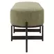 Prescott Moss Upholstered Accent Bench