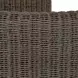 Belmont Oyster White and Mocha Upholstered Outdoor Lounge Chair