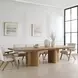 Hamilton Brown 120" Extendable Rectangular Dining Table