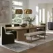 Hamilton Brown 120" Extendable Rectangular Dining Table