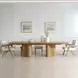 Hamilton Brown 120" Extendable Rectangular Dining Table