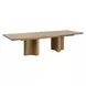 Hamilton Brown 120" Extendable Rectangular Dining Table