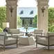 Grafton Oyster White Upholstered Outdoor Lounge Chair