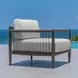 Grafton Oyster White Upholstered Outdoor Lounge Chair
