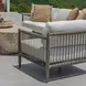 Grafton Oyster White Upholstered Outdoor Lounge Chair