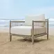 Grafton Oyster White Upholstered Outdoor Lounge Chair