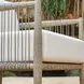 Grafton Oyster White Upholstered Outdoor Lounge Chair