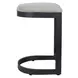 Maude Taupe Gray Outdoor Counter Height Stool