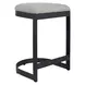 Maude Taupe Gray Outdoor Counter Height Stool