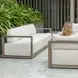 Carlisle Oyster White Outdoor 107" Sofa