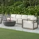 Carlisle Oyster White Outdoor 107" Sofa