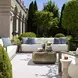 Carlisle Oyster White Outdoor 107" Sofa