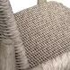 Prescott Twisted Oatmeal and Cerused Oak Outdoor Dining Chair