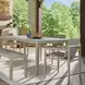 Arlington Cerused Wheat Outdoor Dining Room Set